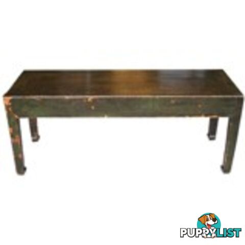 Green Original Antique Chinese Bench