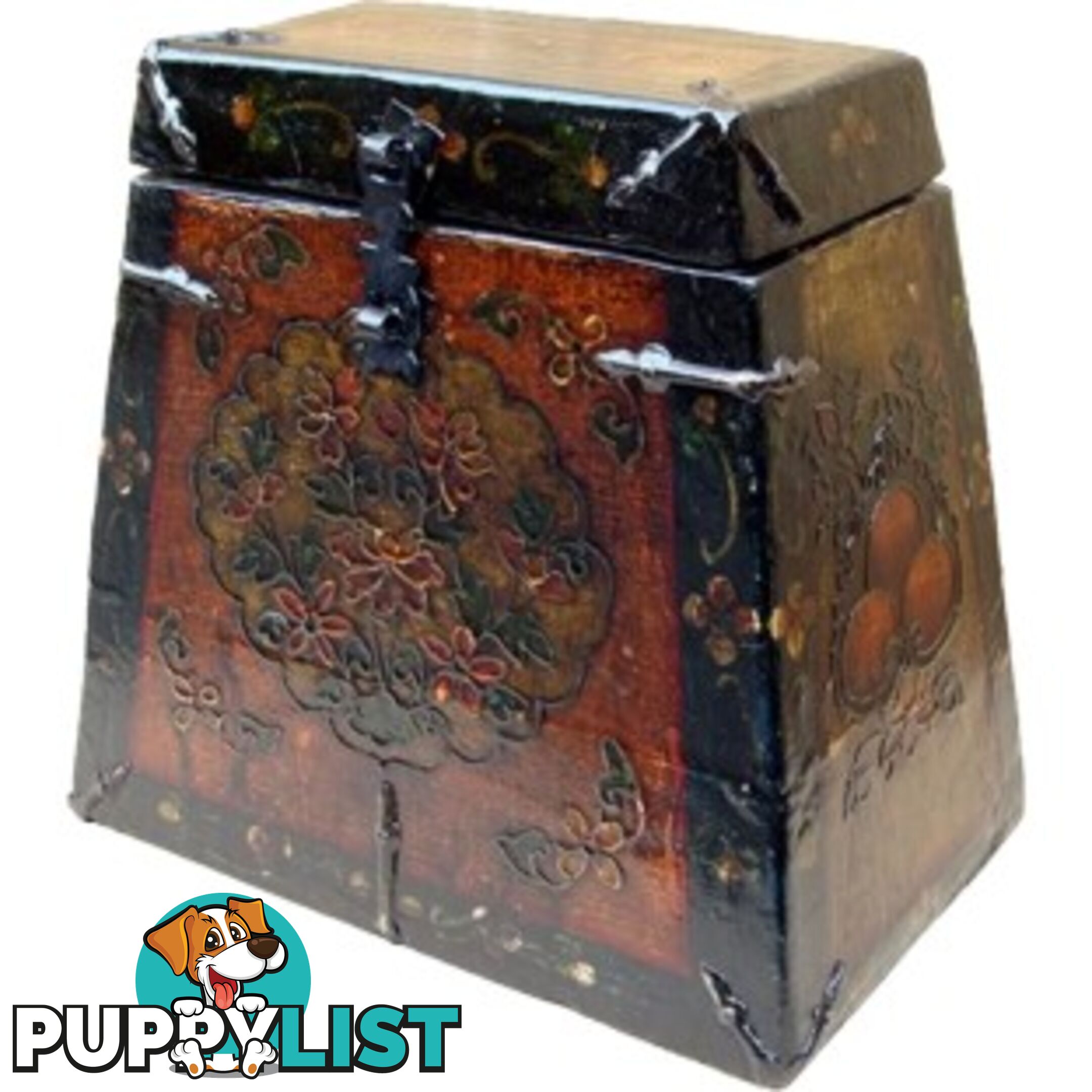 Tibet Storage Box with Colour Painting