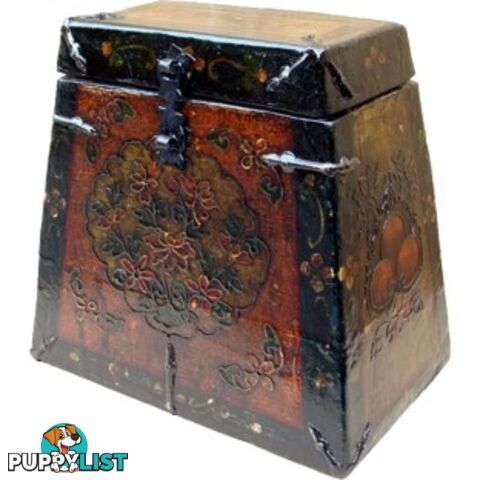 Tibet Storage Box with Colour Painting