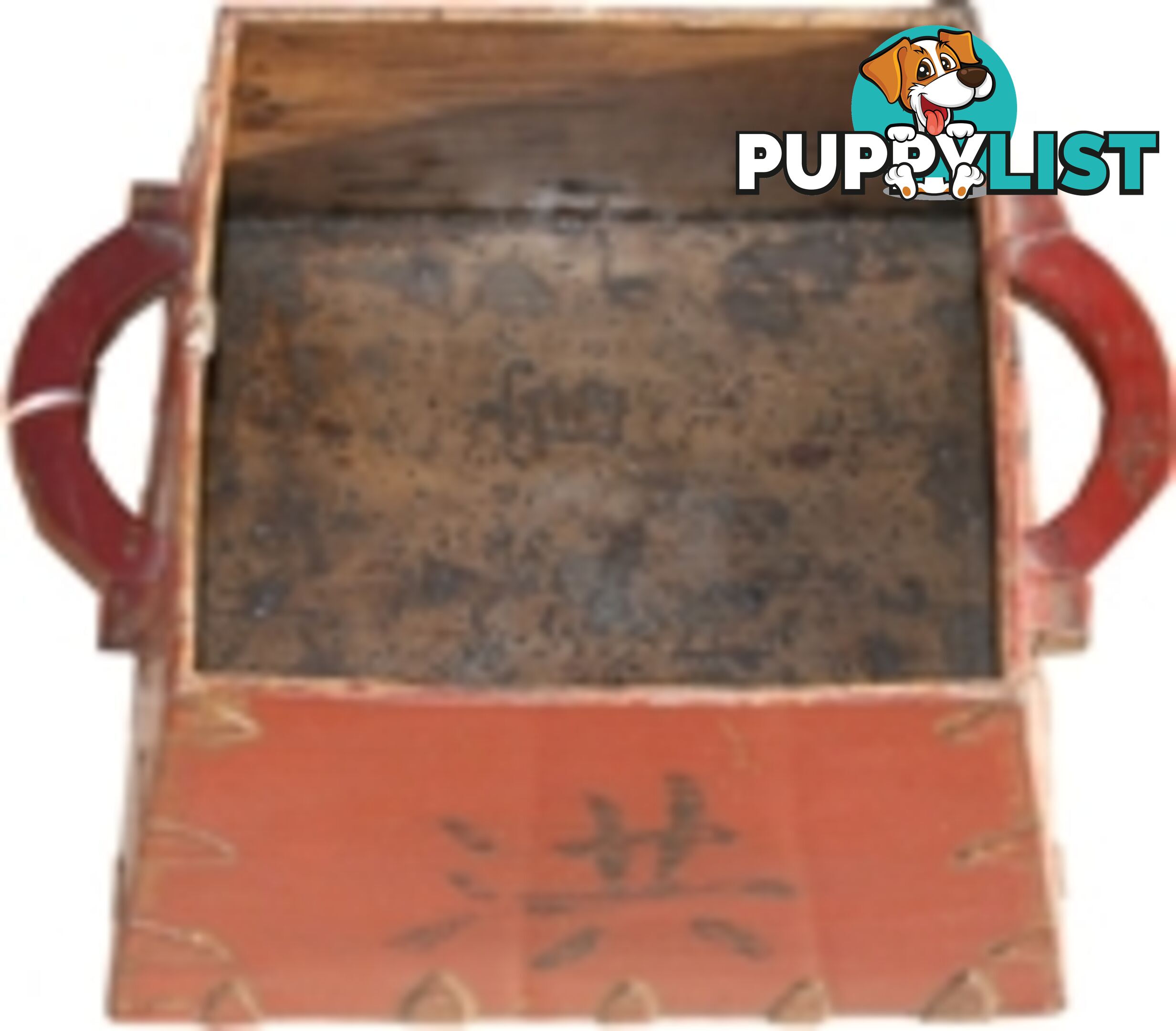 Antique Wood Rice Bucket