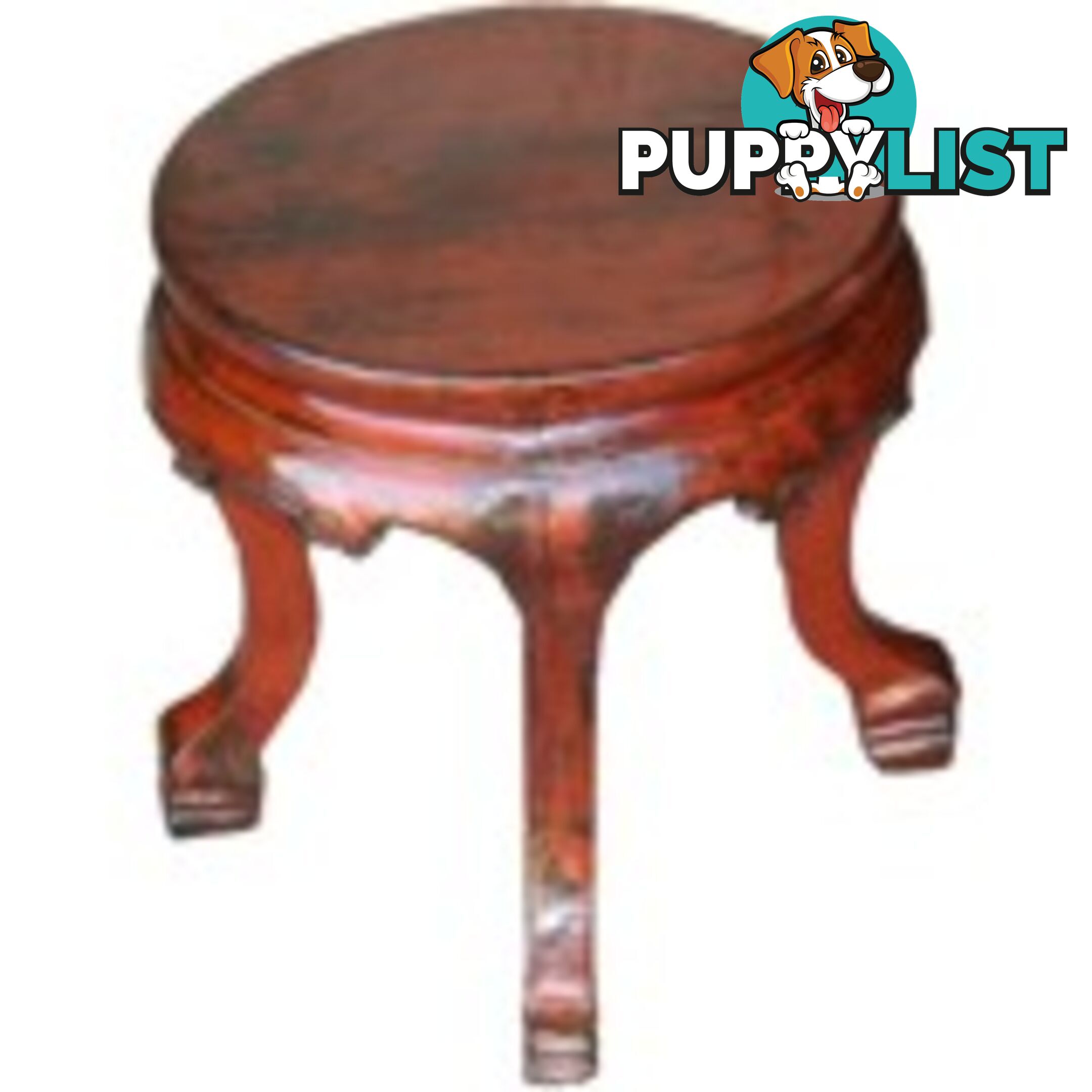 Antique Chinese Round Stool Side Table