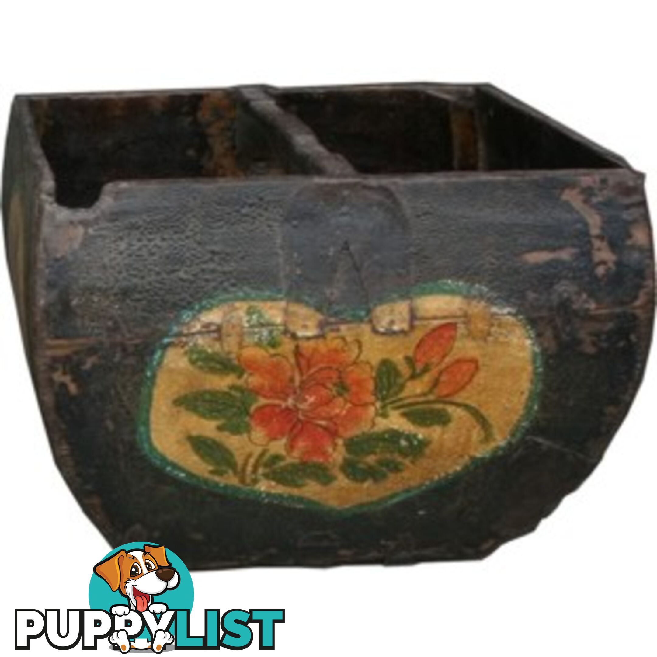 Original Chinese Painted Grain Measure