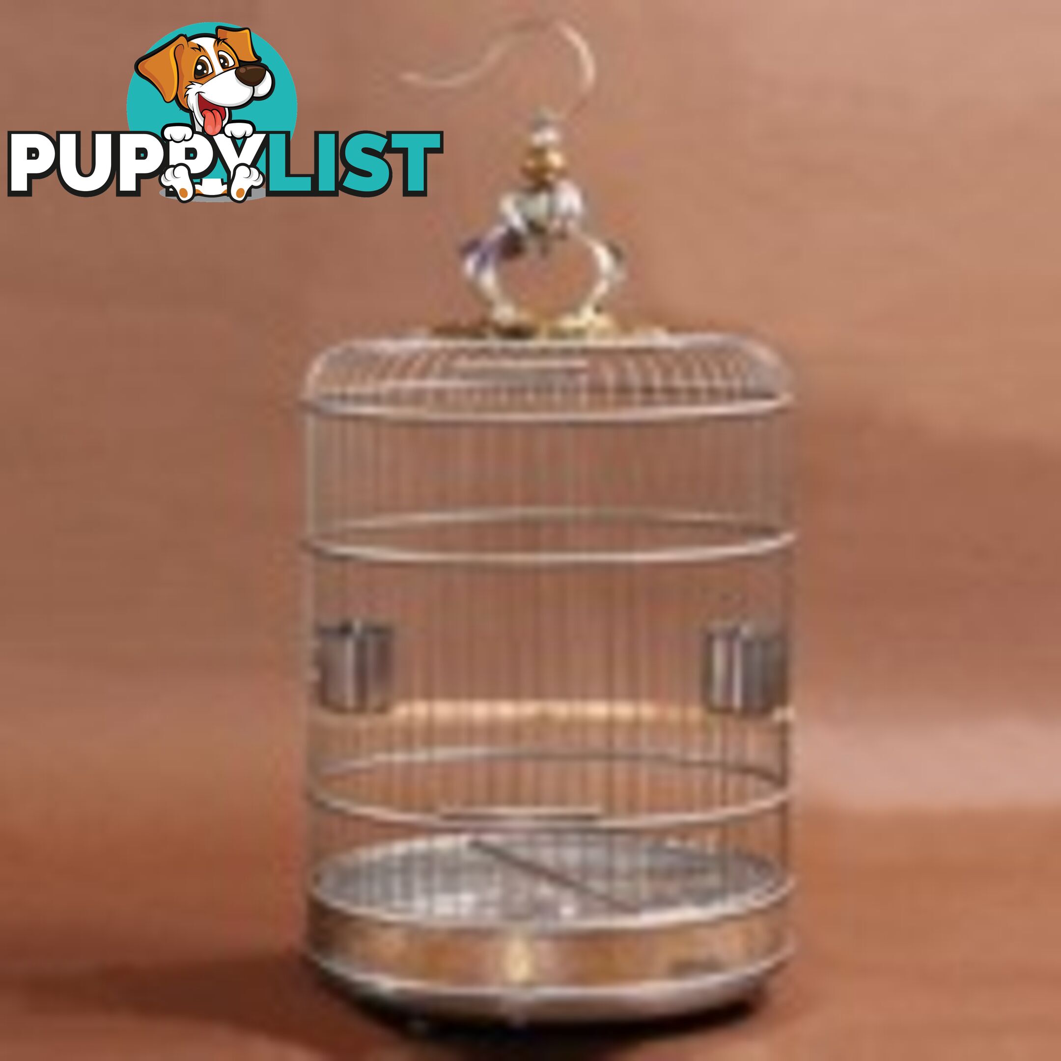 Gold Stainless Steel Bird Cage 40cm