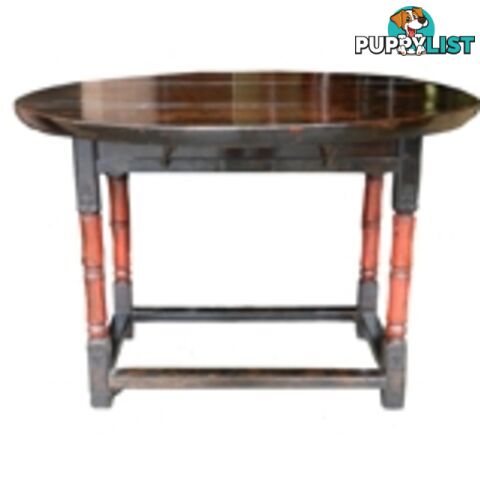 Chinese Foldable Round Dining Table with Gate Legs