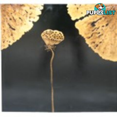 Gold Lotus Walll Hanging Screen