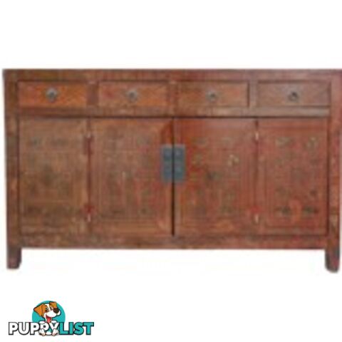 Original Manchurian Painted Chinese Sideboard