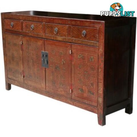 Original Manchurian Painted Chinese Sideboard