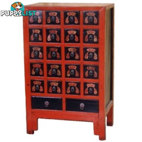 Chinese Antique Herb Medicine Cabinet