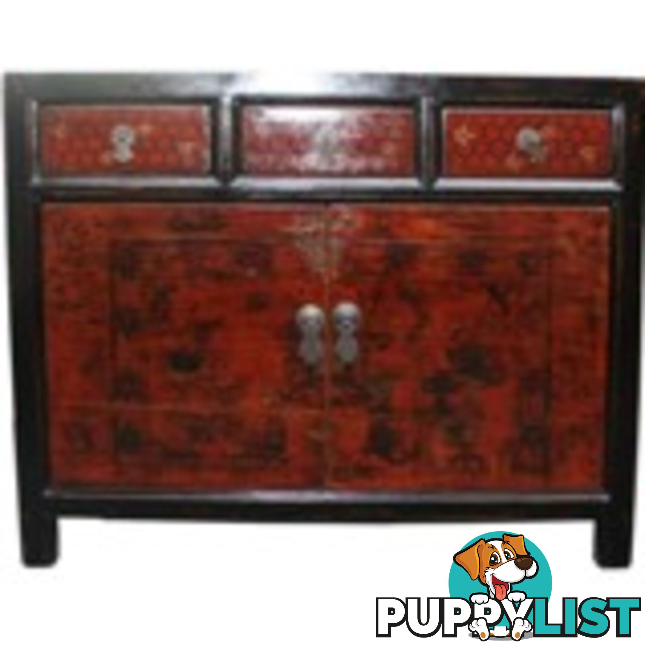 Mongolian Painted Sideboard