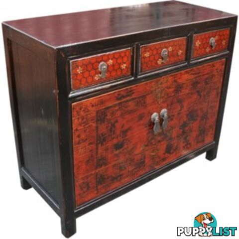 Mongolian Painted Sideboard