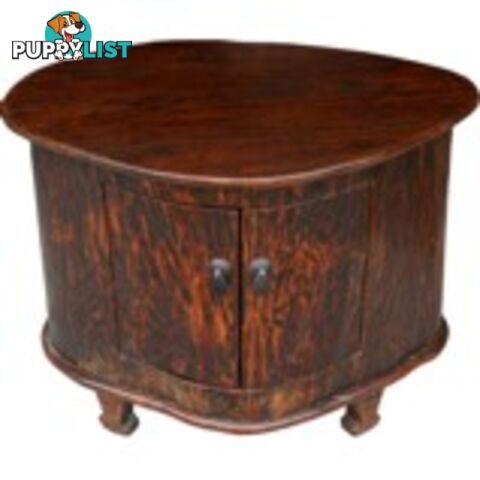 Brown Tree Trunk Looked Chinese Side Table