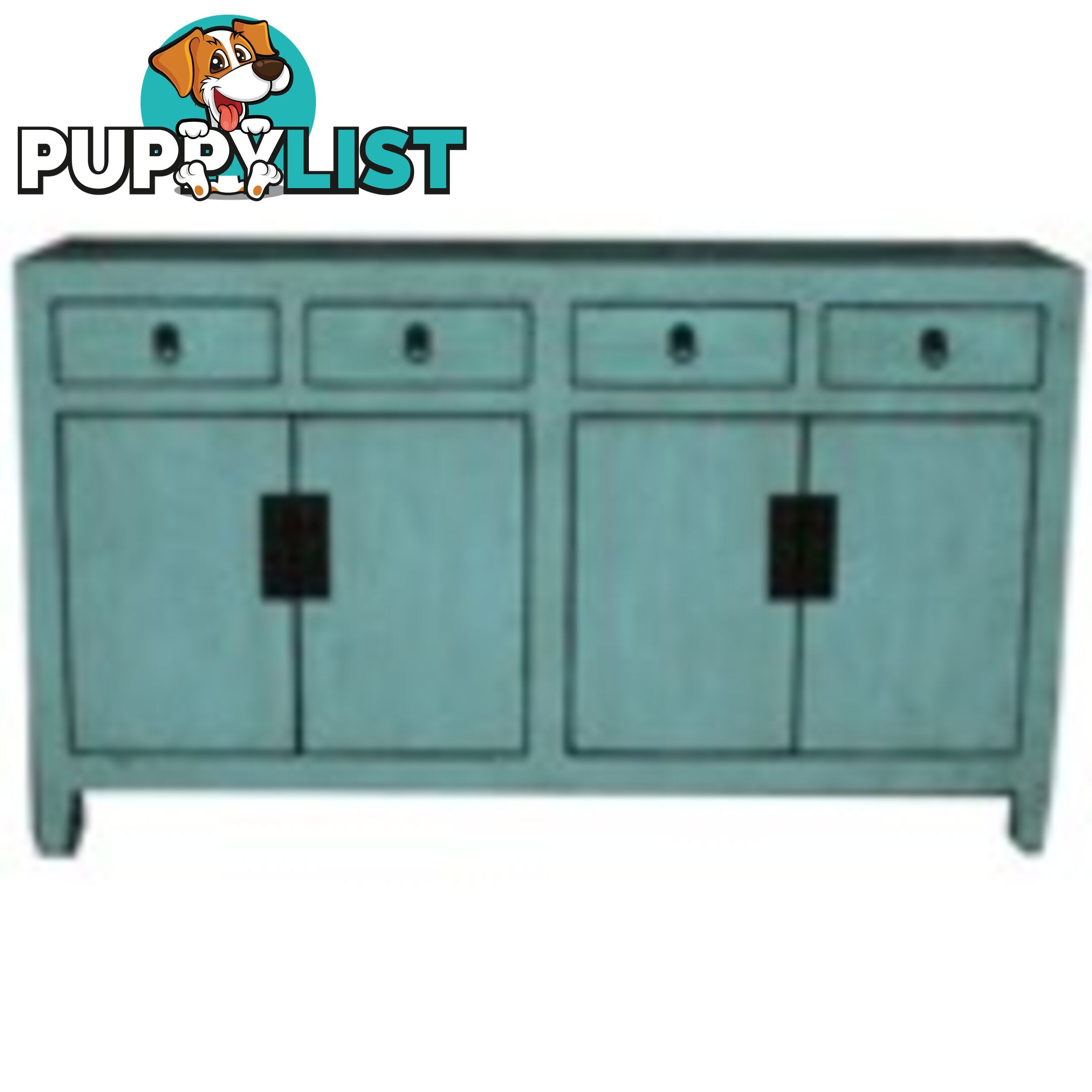 Green Chinese Buffet Sideboard