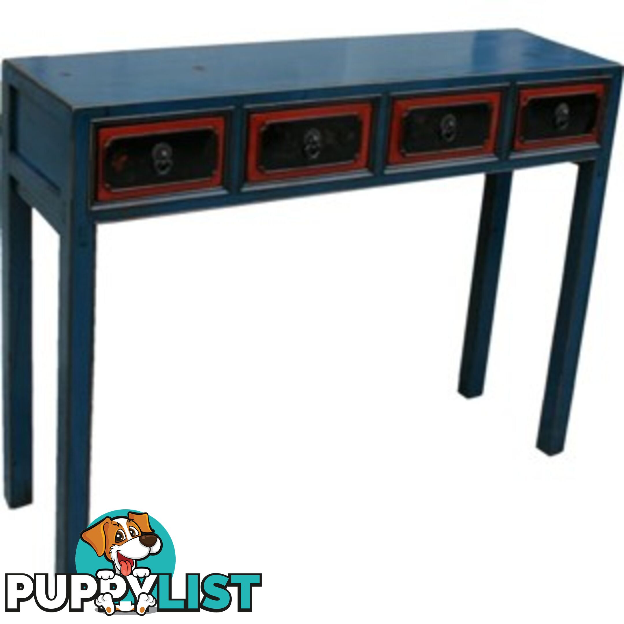 Original Mandarin Blue Hall Table/Console Table