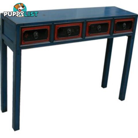 Original Mandarin Blue Hall Table/Console Table