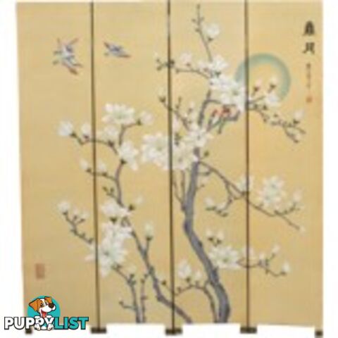 Chinese Floor Standing Room Divider - Moon in Spring