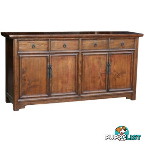 Original Elm/Walnut Chinese Sideboard