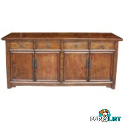 Original Elm/Walnut Chinese Sideboard