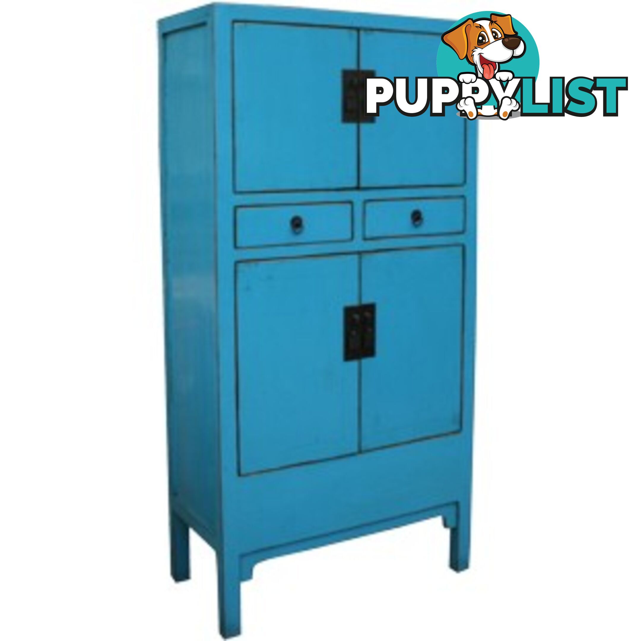 Blue Chinese Wedding Cabinet