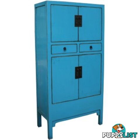 Blue Chinese Wedding Cabinet