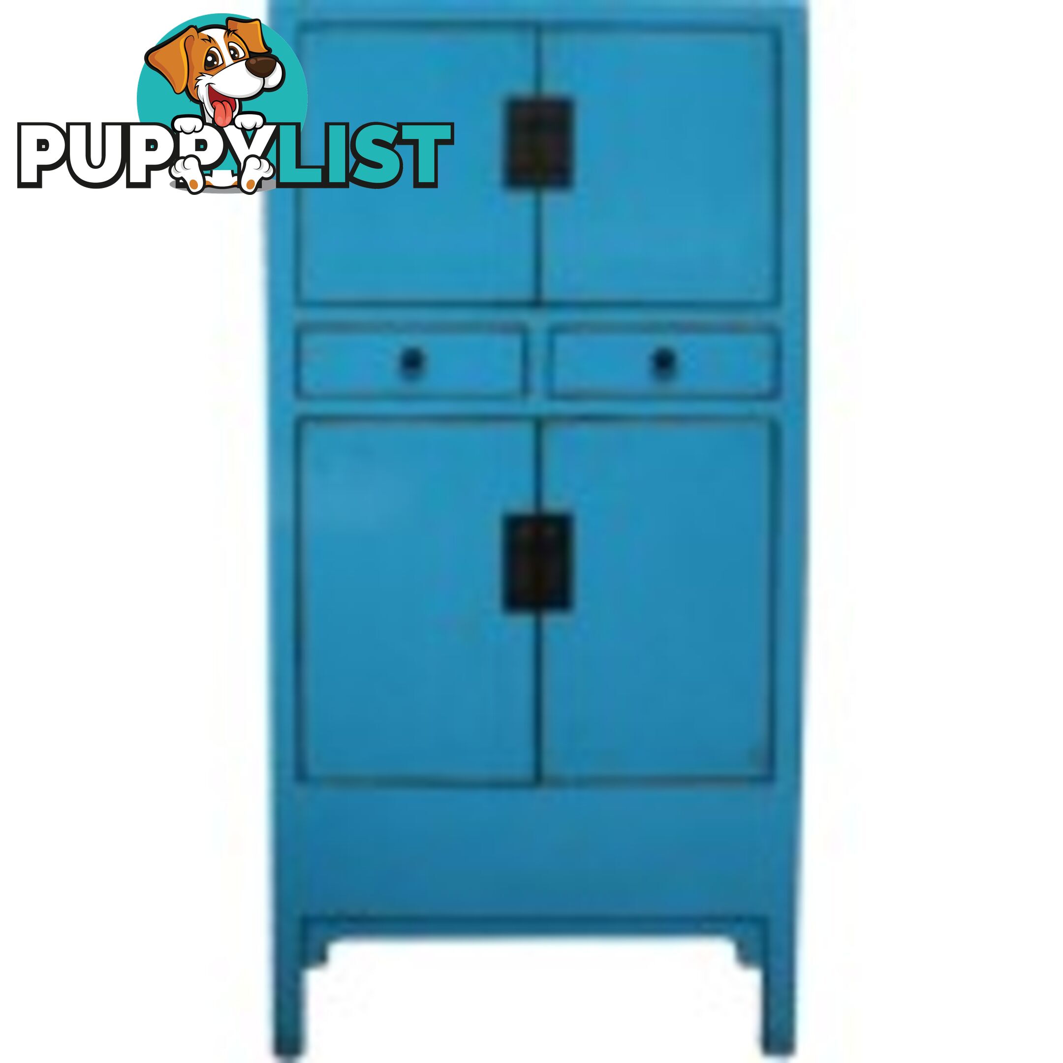 Blue Chinese Wedding Cabinet