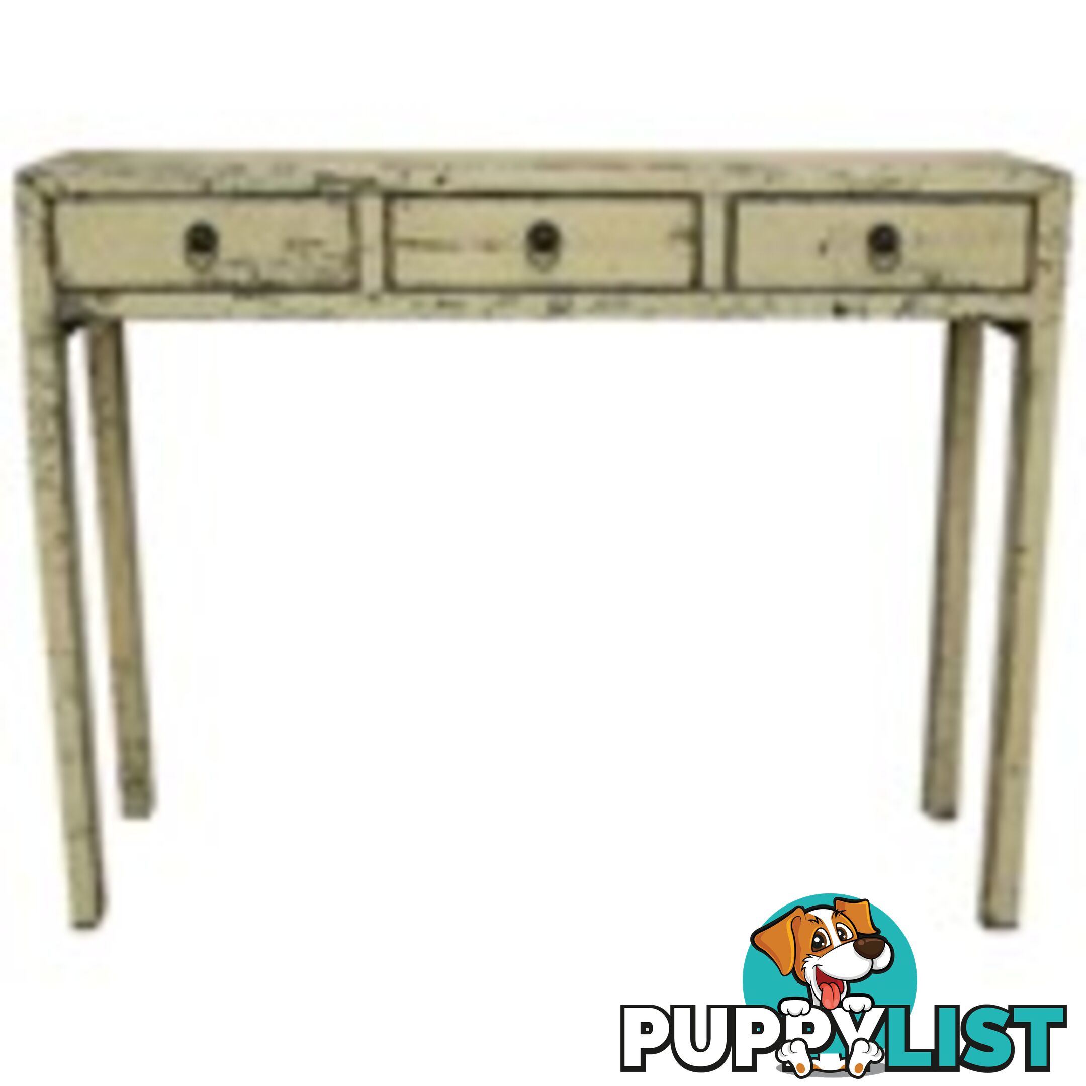 Distress White Chinese Console Hallway Table