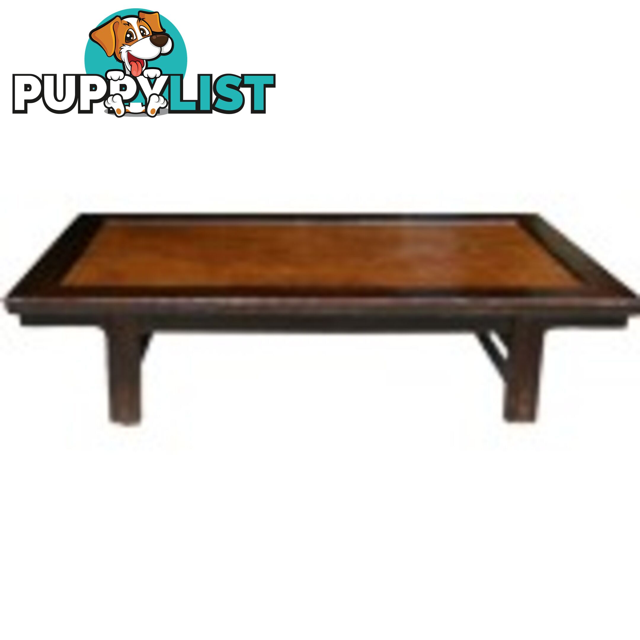 Large Chinese Antique Coffee Table Daybed