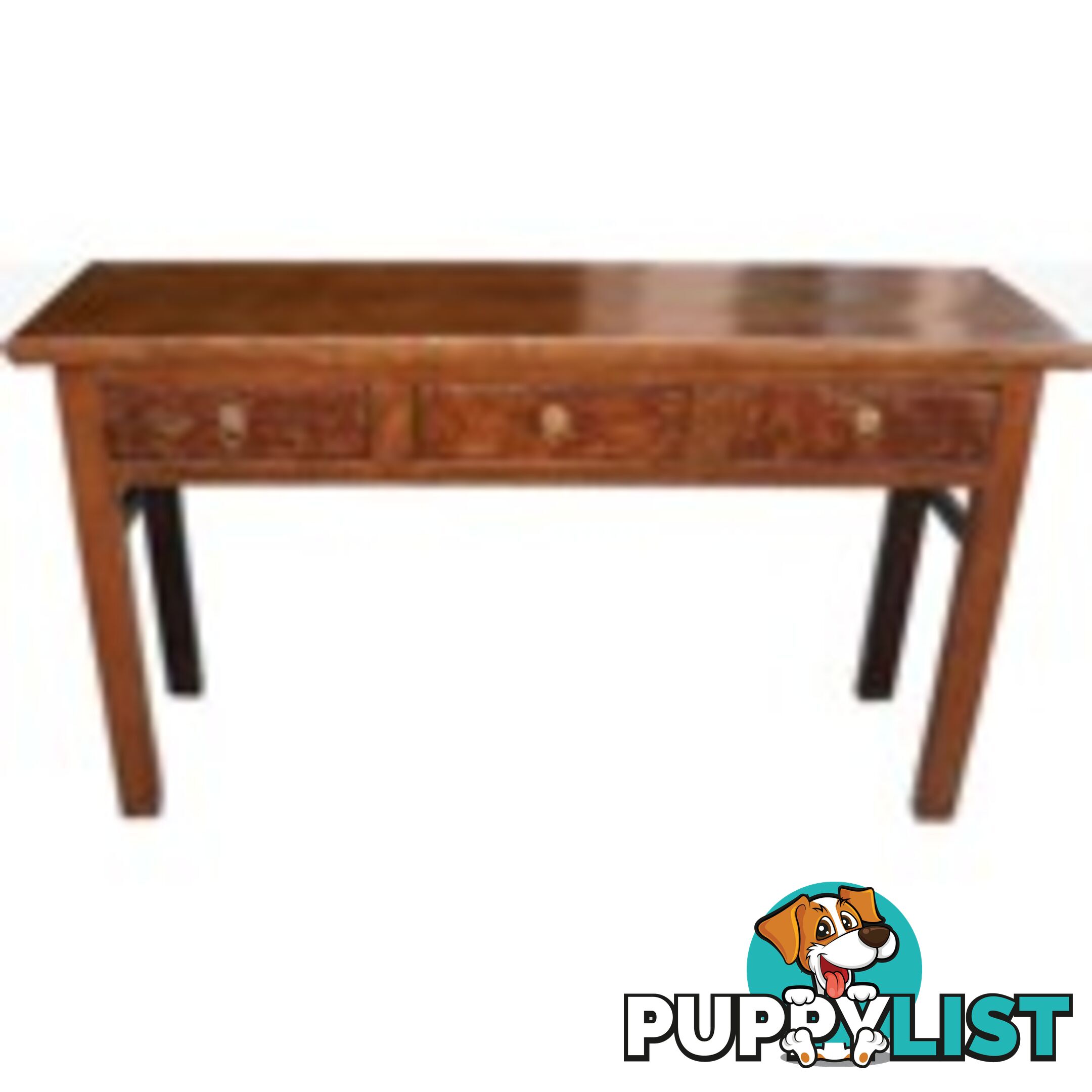 Chinese Original 3 Drawers Console Hallway Table