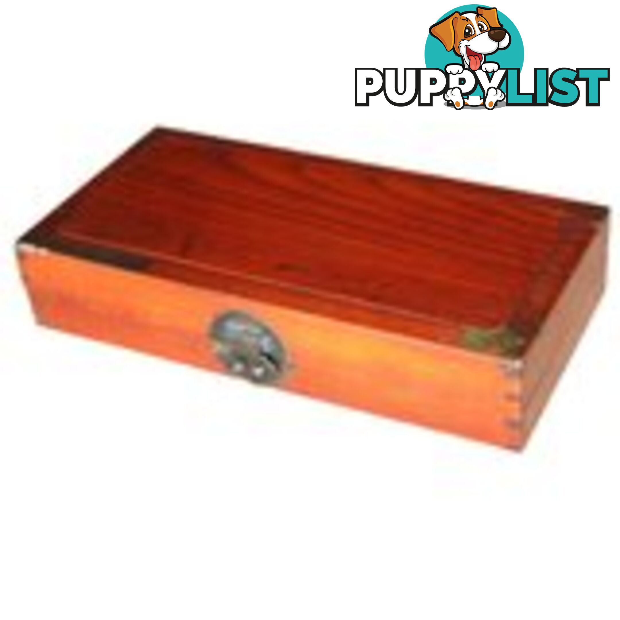 Wood Oriental Document Box