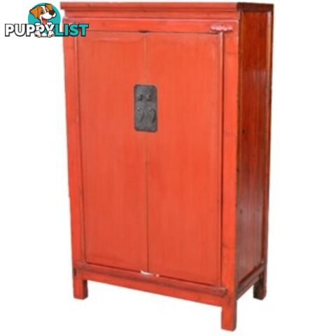 Chinese Red Medium Wedding Cabinet