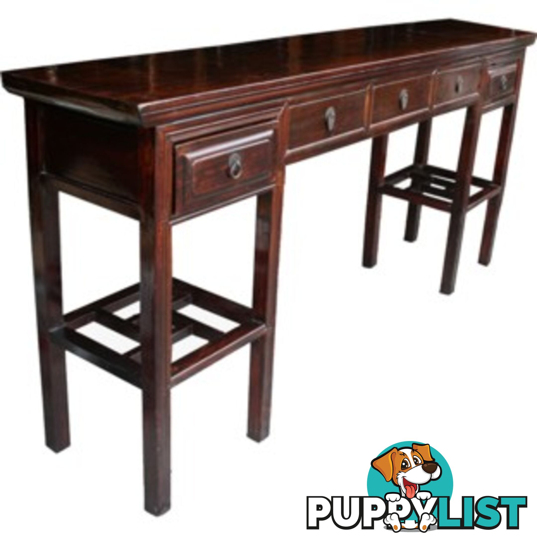 Original Painting Chinese Desk Table