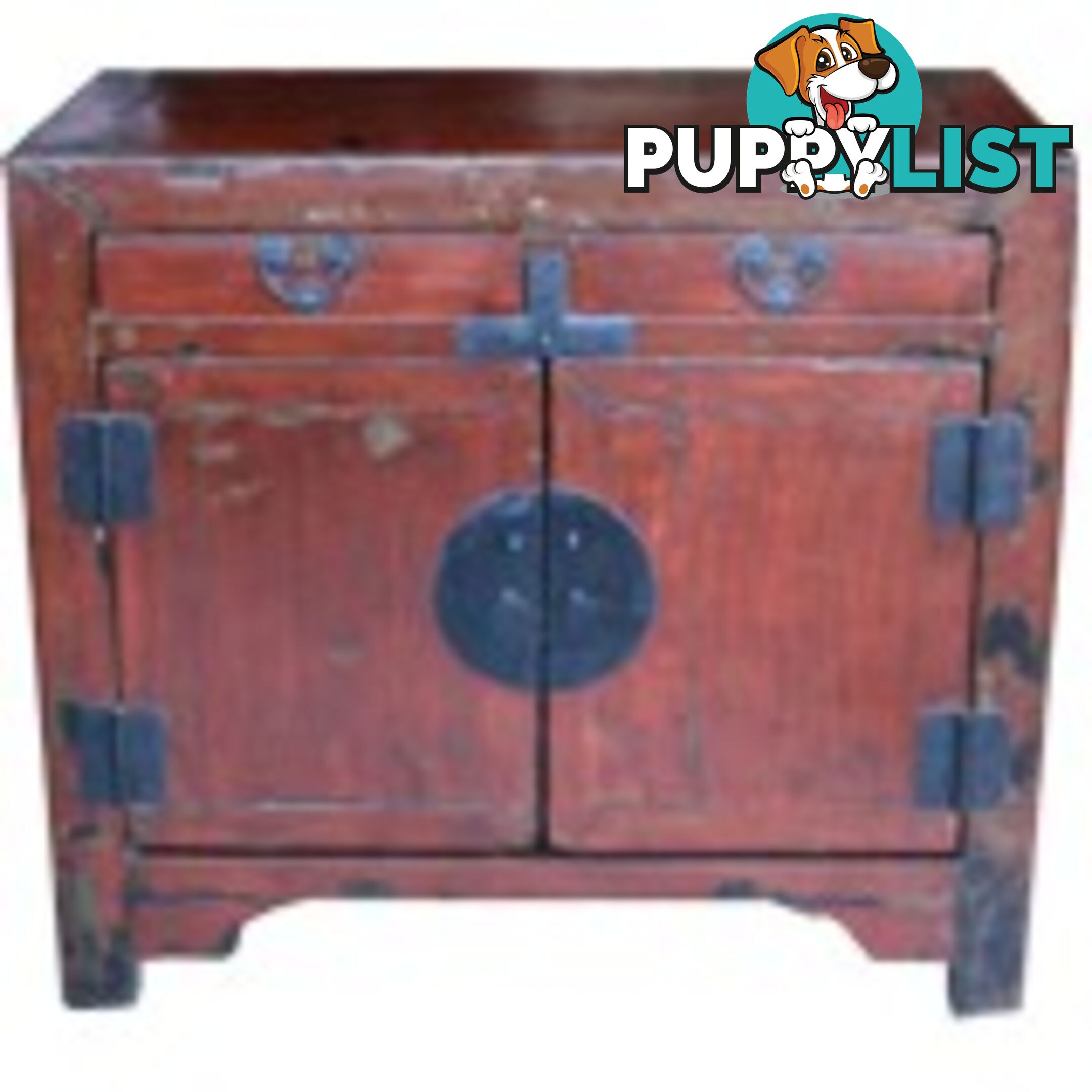 Chinese Antique Red Shanxi Cabinet