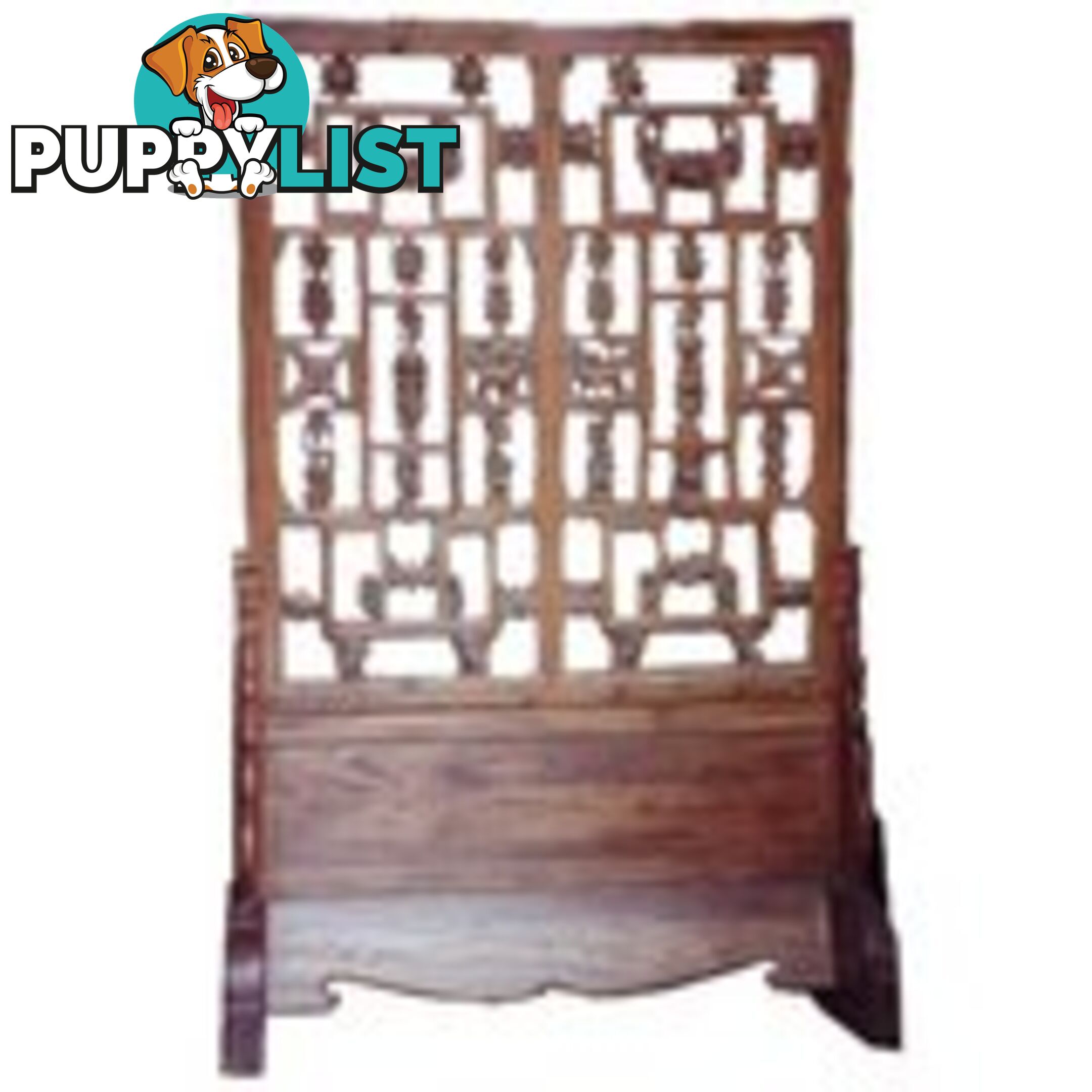 Chinese Antique Carved Screen Room Divider