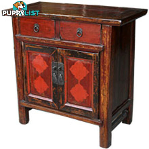 Chinese Antique Red Cabinet