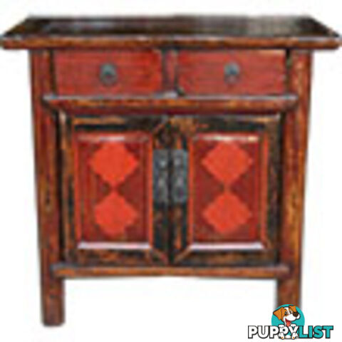 Chinese Antique Red Cabinet