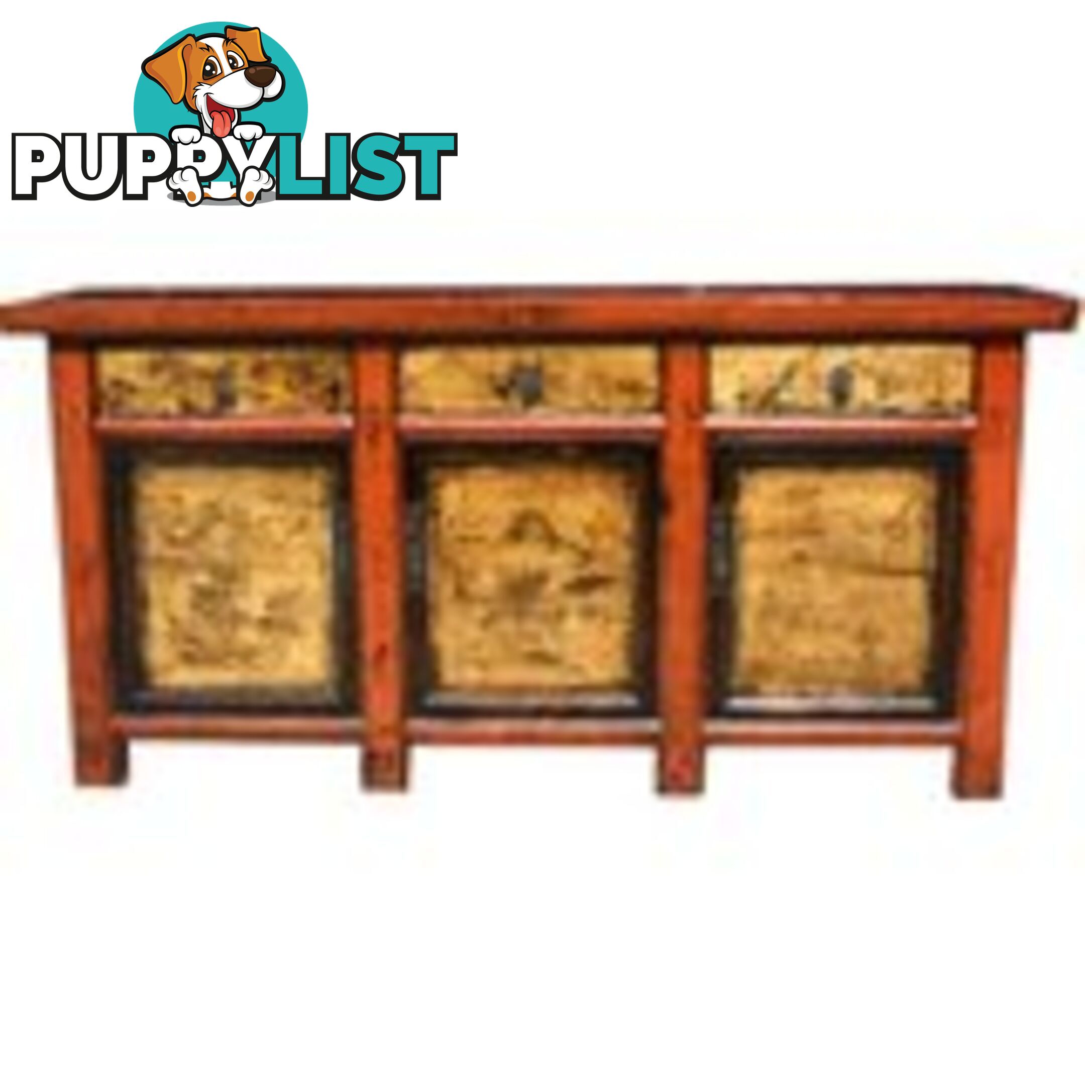 Chinese Antique Painted Sideboard