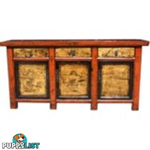 Chinese Antique Painted Sideboard