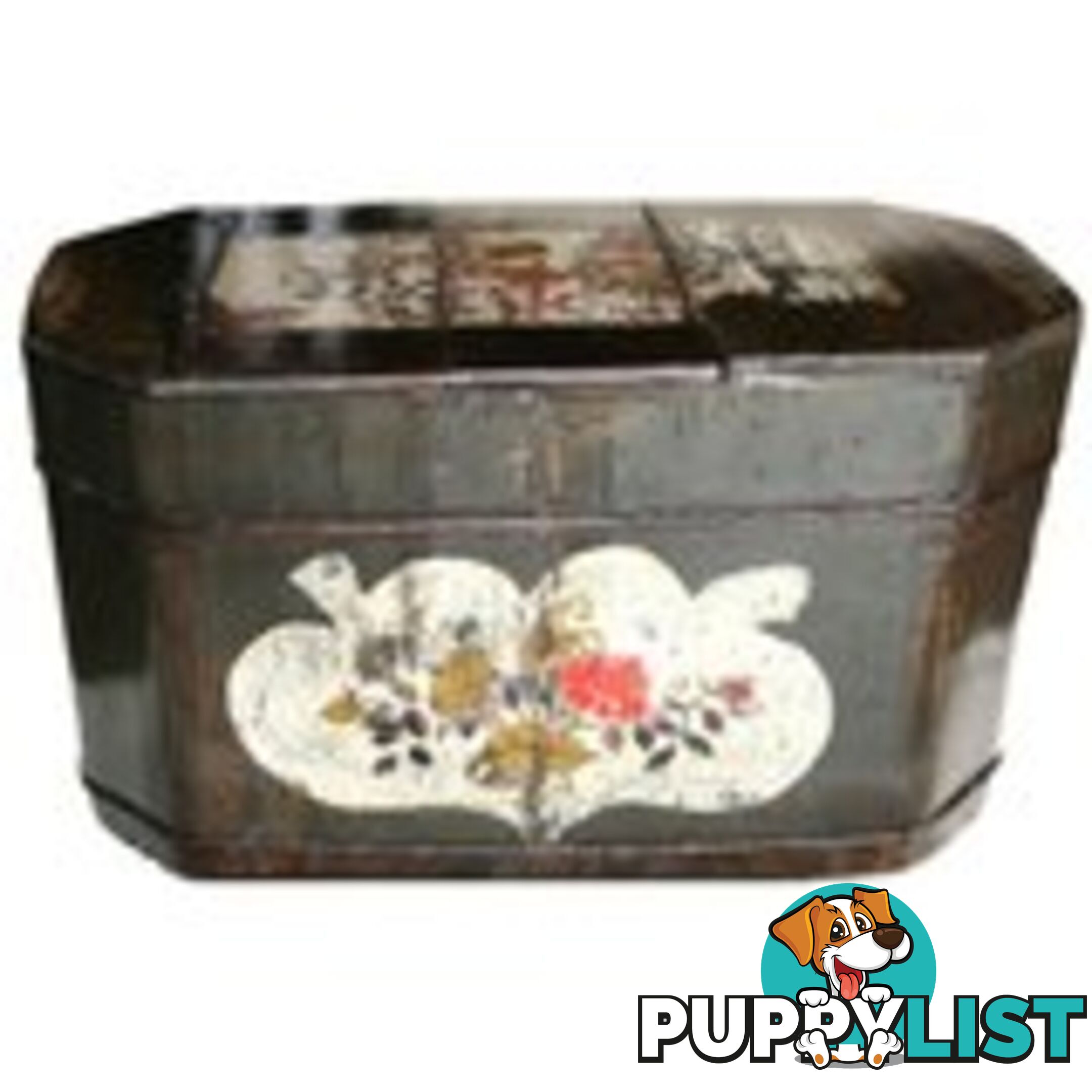 Large Chinese Storage Wood Box with Lid