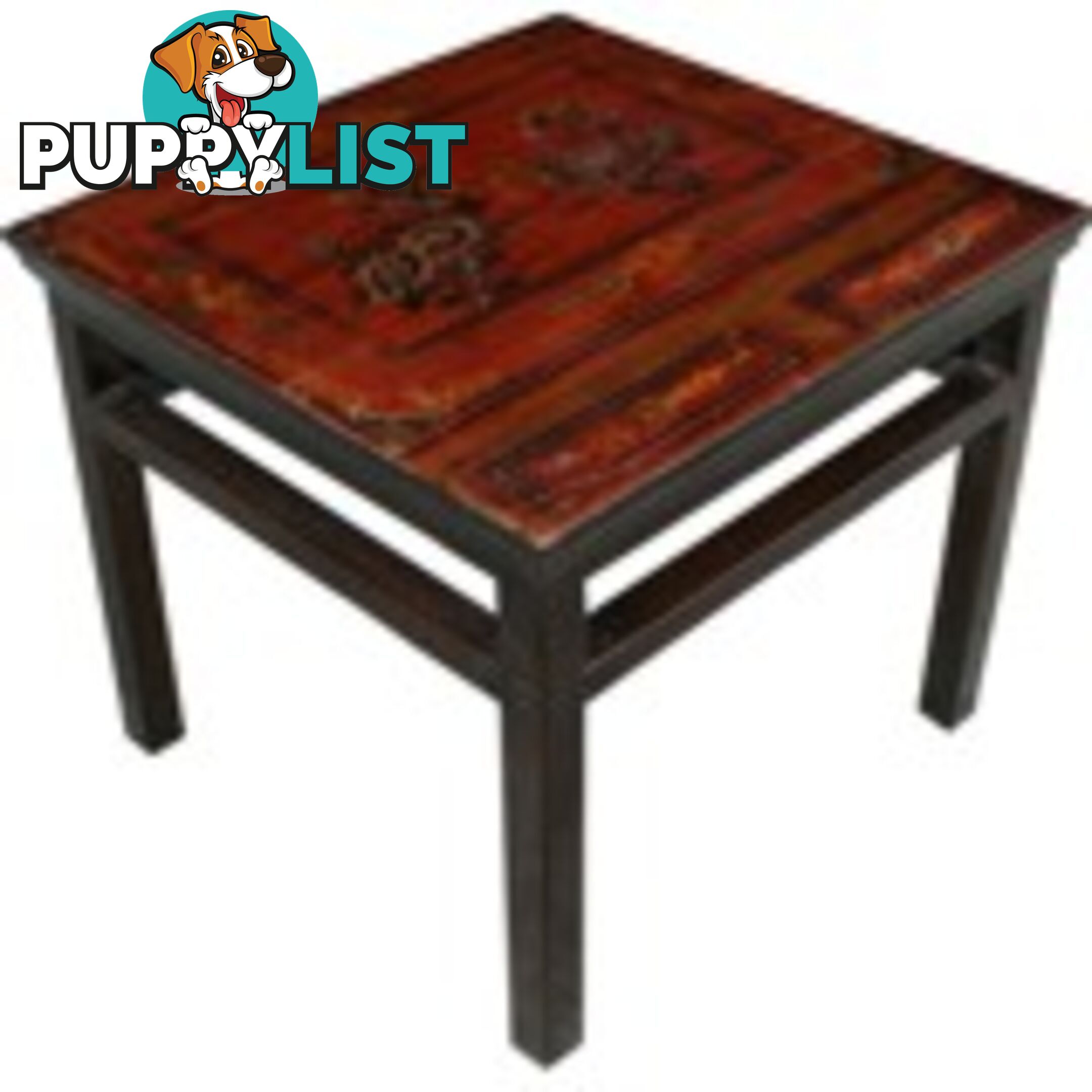 Chinese Antique Painted Side Table