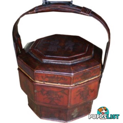 Chinese Antique Carrying Basket