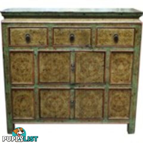 Original Painted Tibetan Sideboard