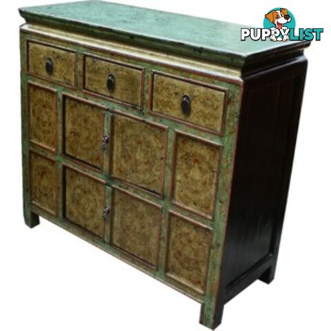 Original Painted Tibetan Sideboard