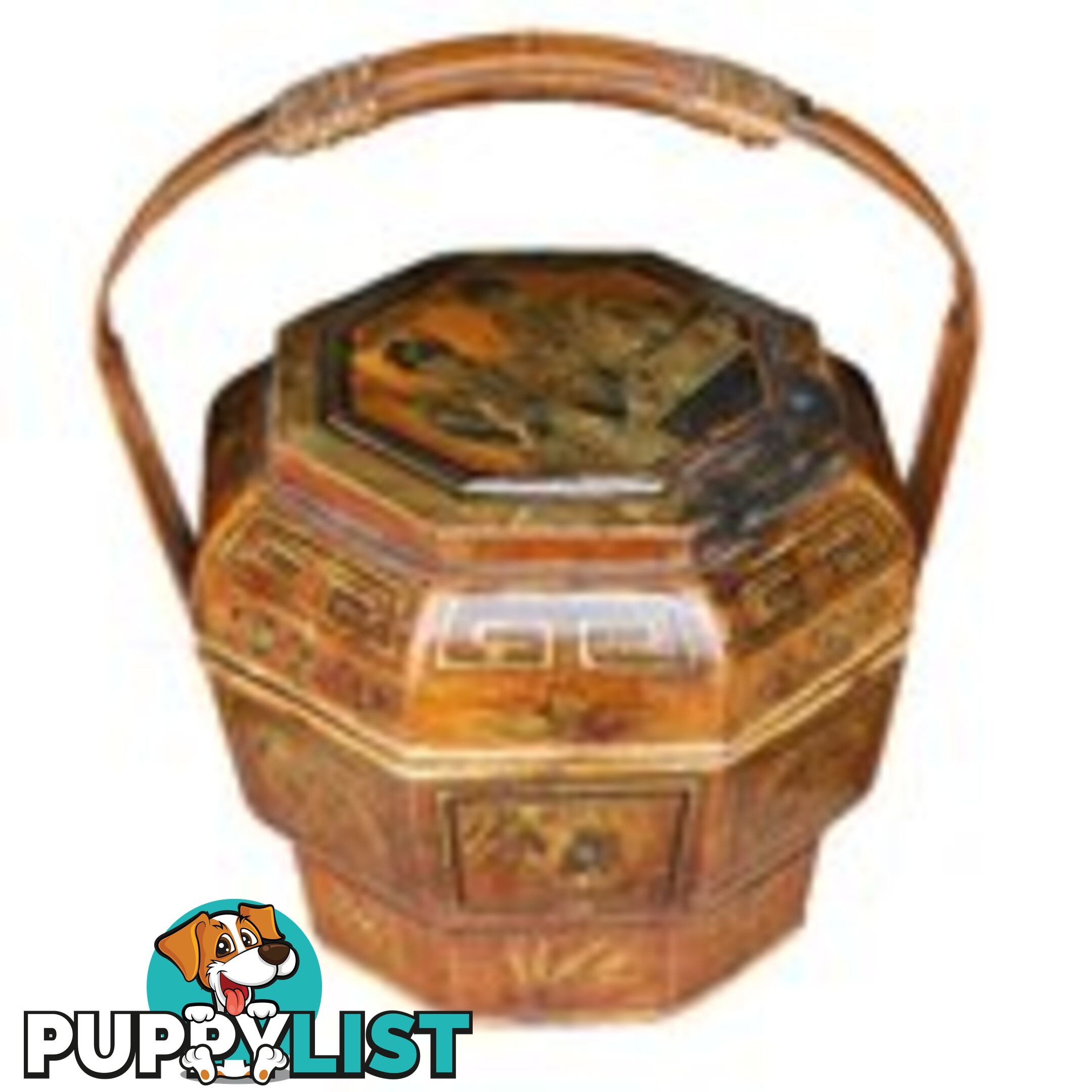 Chinese Antique Decoration Basket