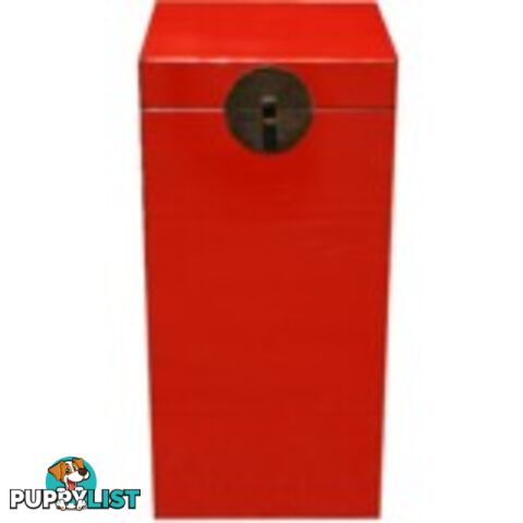 Red Chinese Wood Tall Trunk