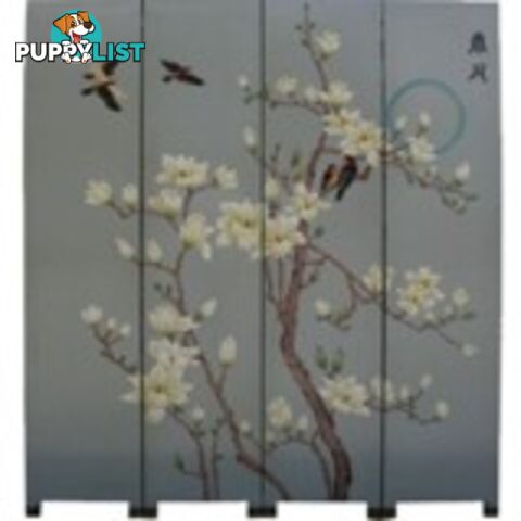 Oriental Chinese Screen Room Divider - Spring Moon