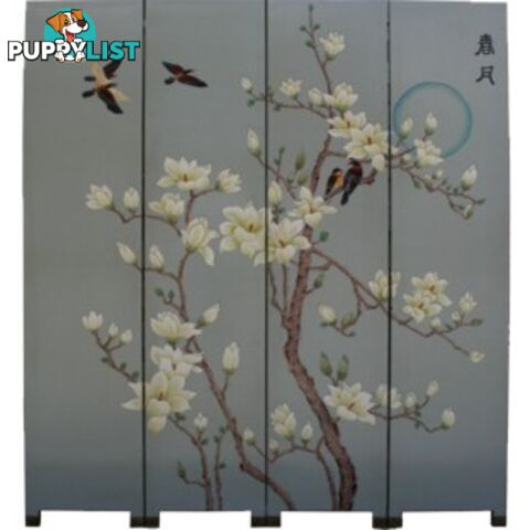 Oriental Chinese Screen Room Divider - Spring Moon