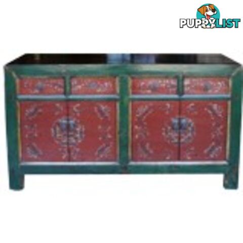 Mongolian Painted Sideboard