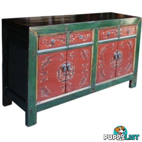 Mongolian Painted Sideboard