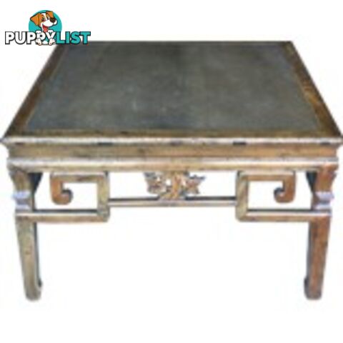 Chinese Antique Wood Carved Coffee Table