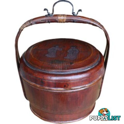 Chinese Antique Carrying Basket