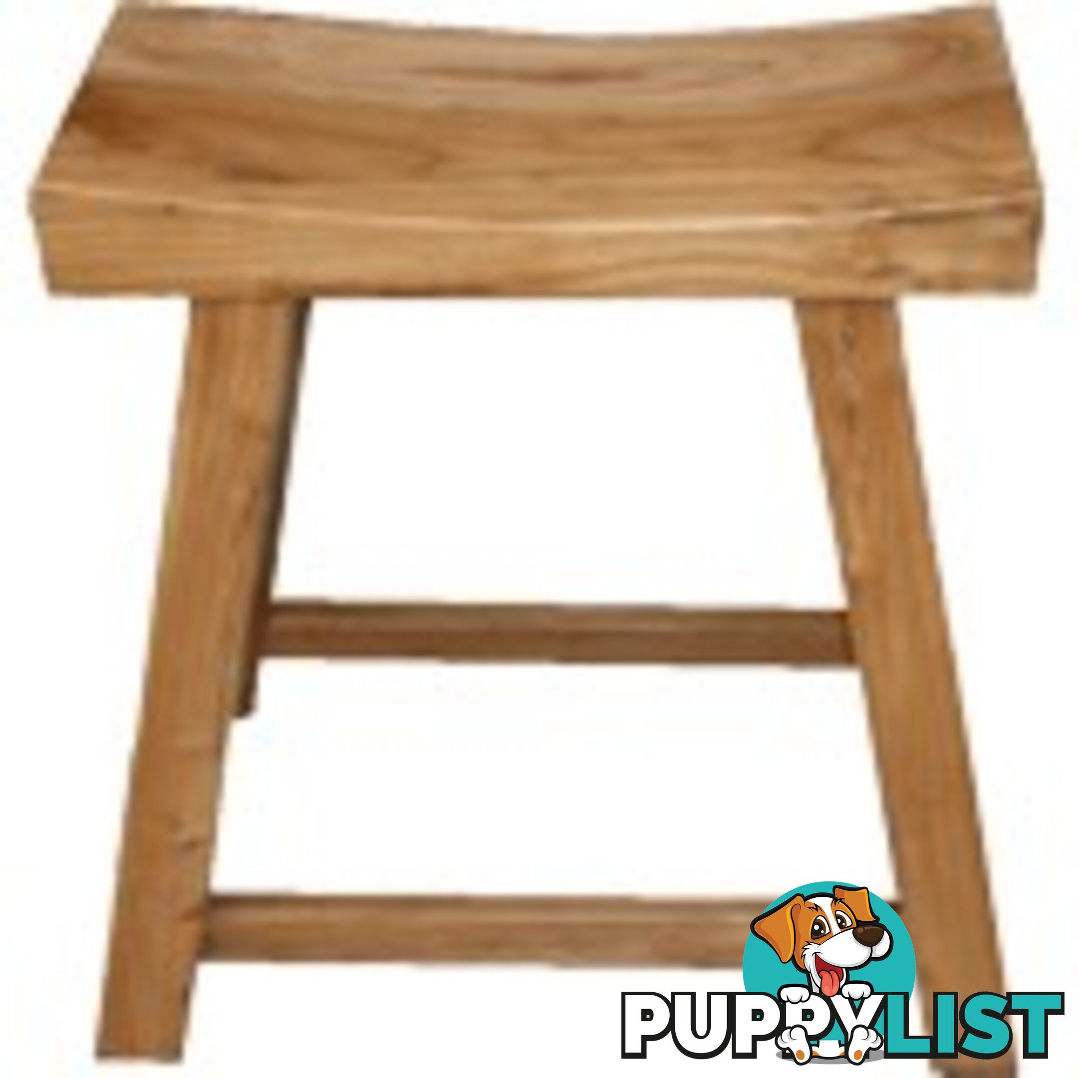 Light Brown Country Style Oriental Farmer Stool